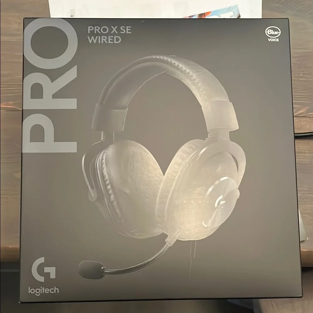 Logitech PRO X SE Wired Headset - Black